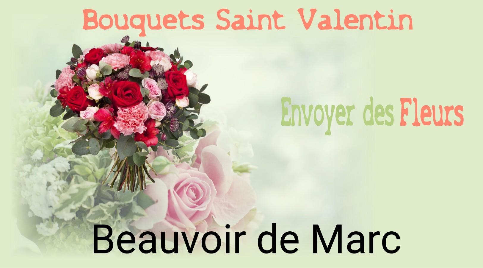 Roses de Saint-Valentin livrées à Beauvoir-de-Marc